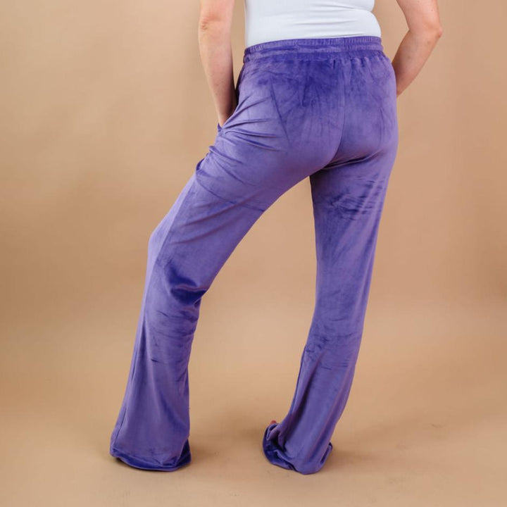 Tall Velour Lounge Pants - Purple