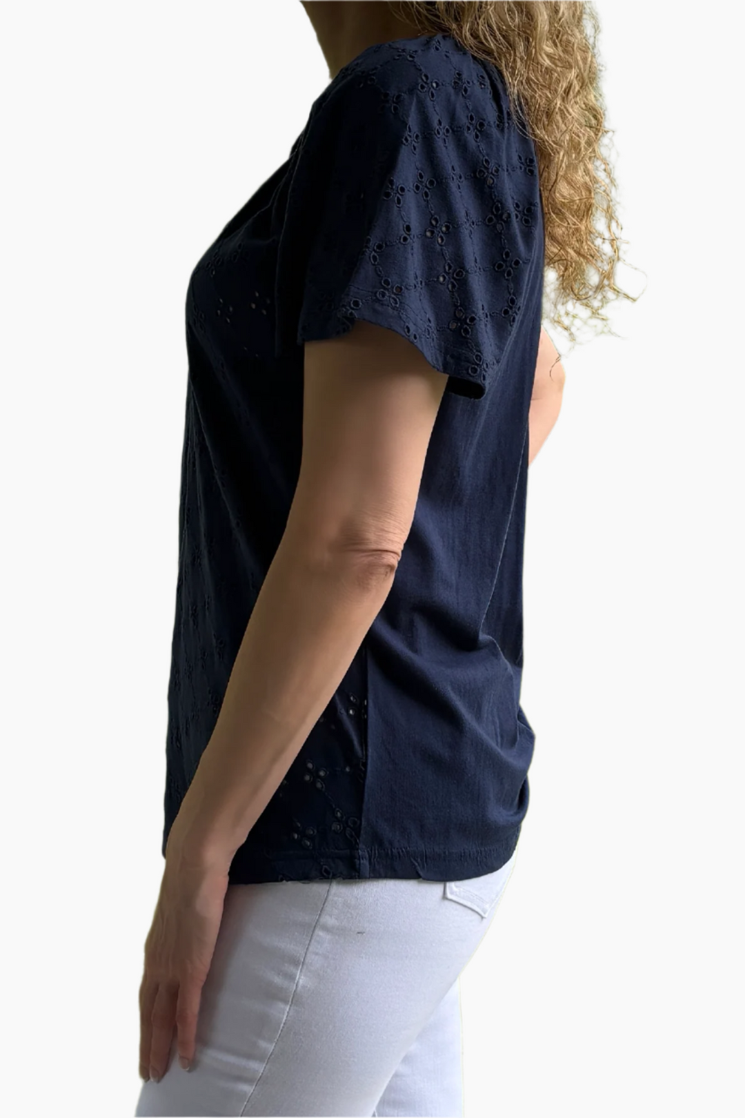 Maggie Tall Eyelet Top
