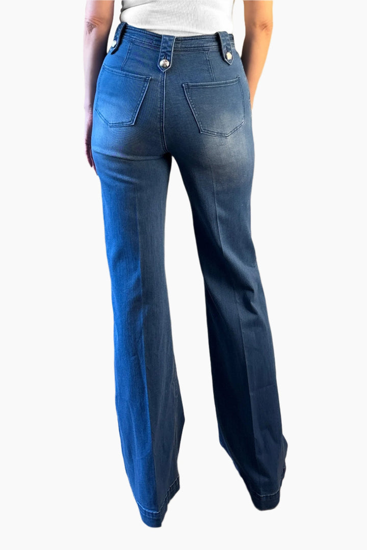 Marine Palazzo Jeans