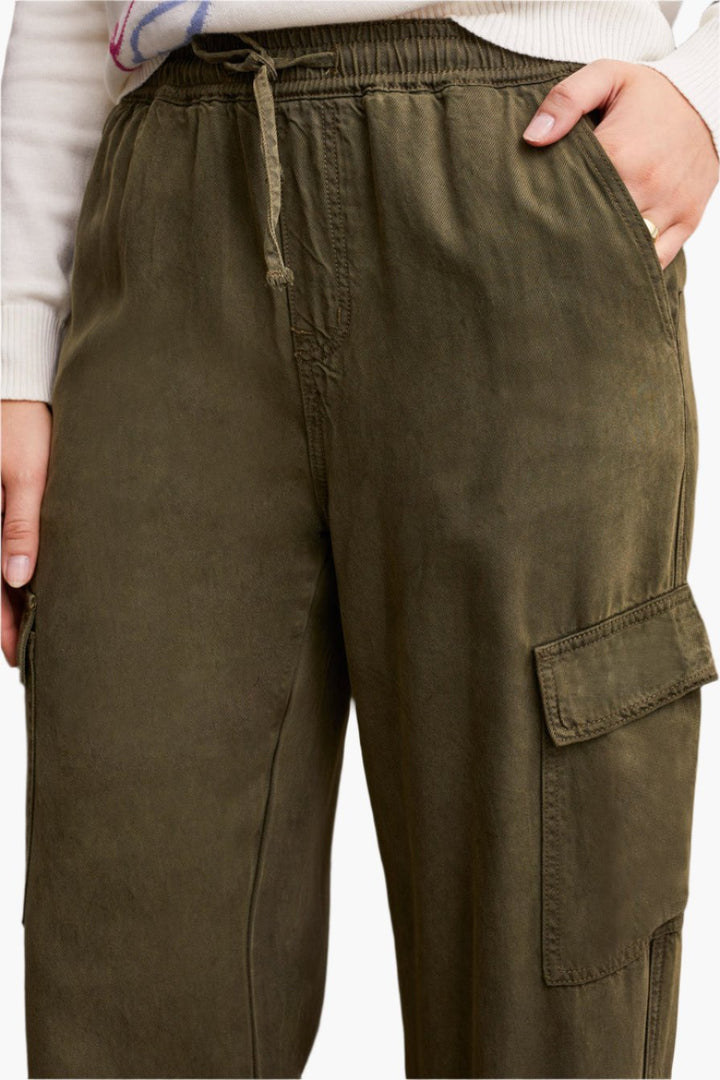 Tall Wide Leg Military Cargo Pants