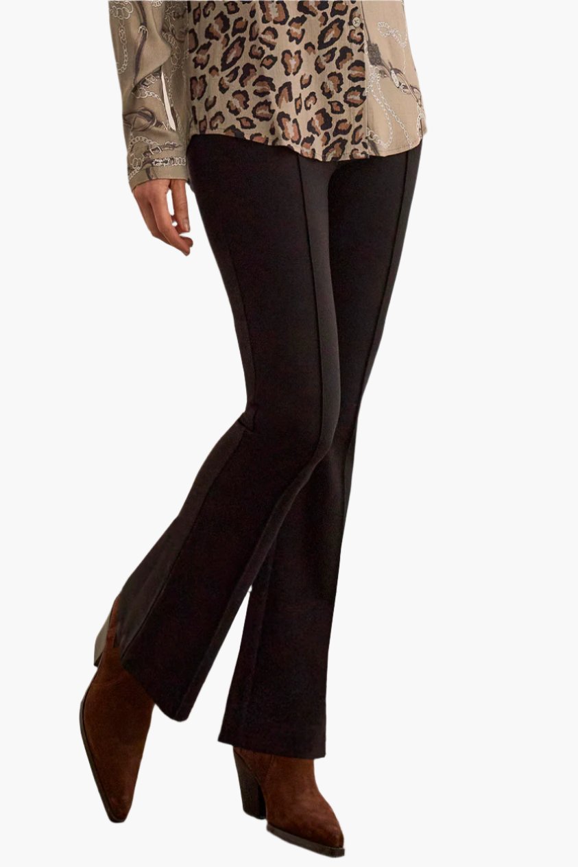 Signature Ponte Seamed Bootcut Pants
