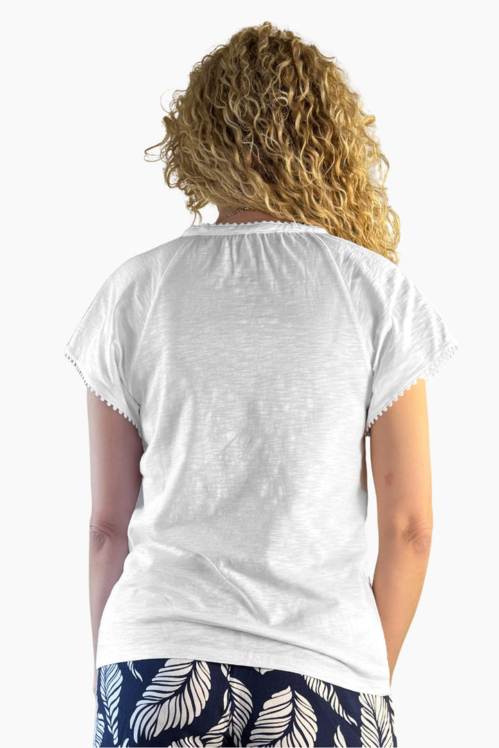Ava Tassel Trim Top