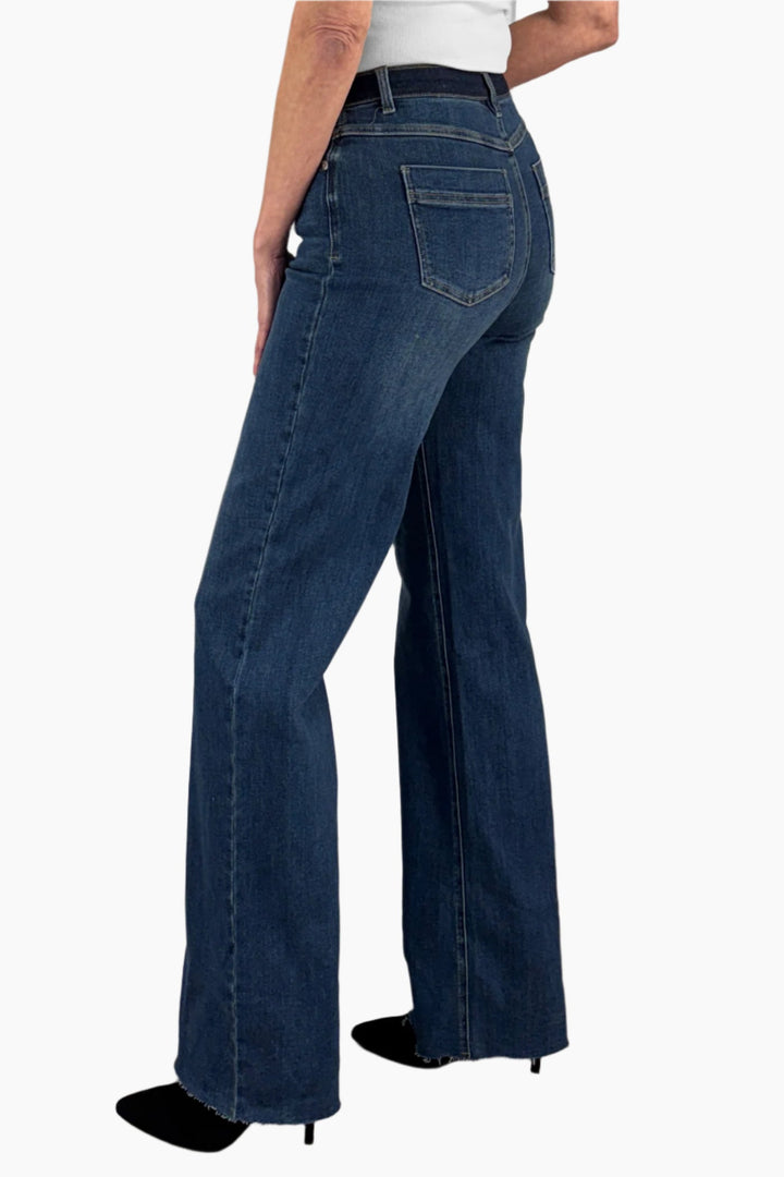 Sophia Contrast Tall Wide Leg Jeans