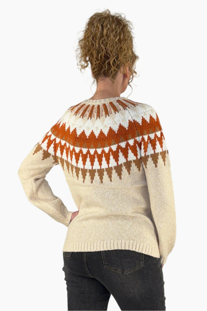 Intarsia Tall Sweater