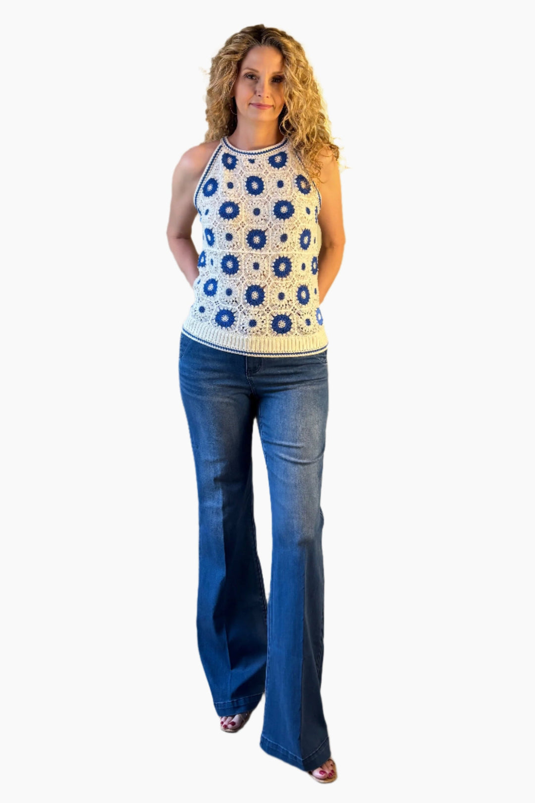 Marine Palazzo Jeans