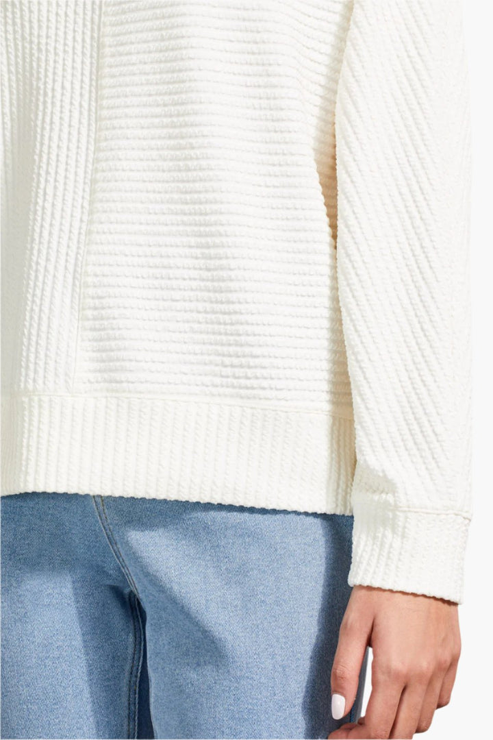 Textured Stripe Tall Top