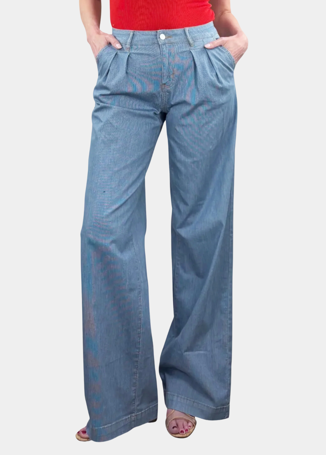 Railroad Stripe Tall Trouser Jeans