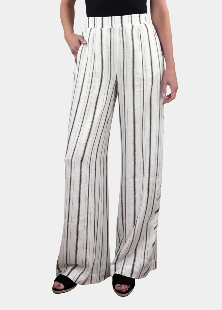 Striped Tall Linen Pants