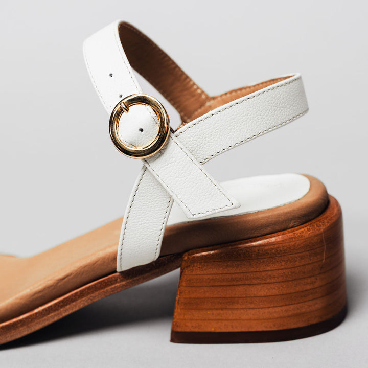 The Social Heeled Sandal Panna Cotta