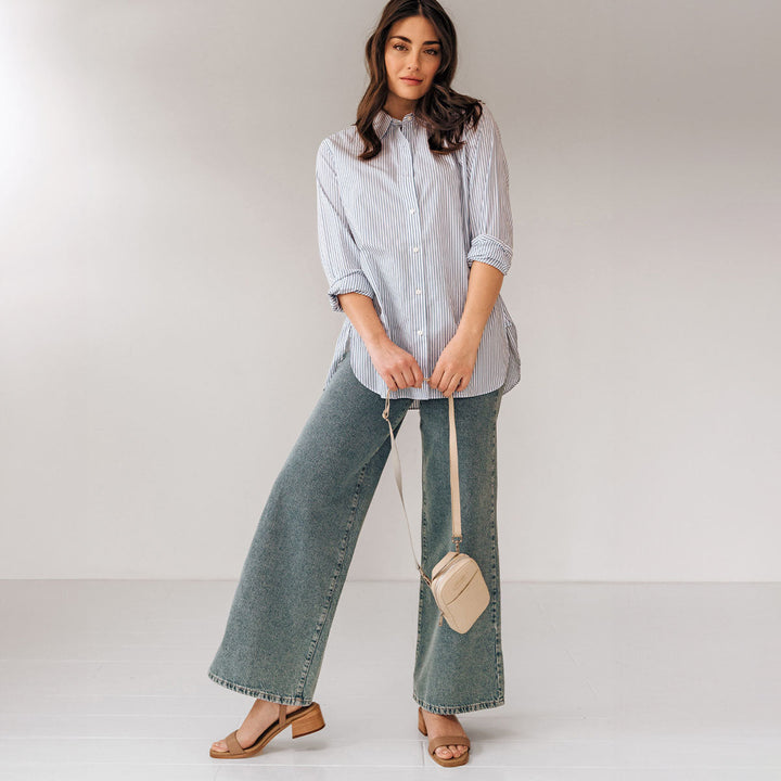 The Social Heeled Sandal - Biscotti