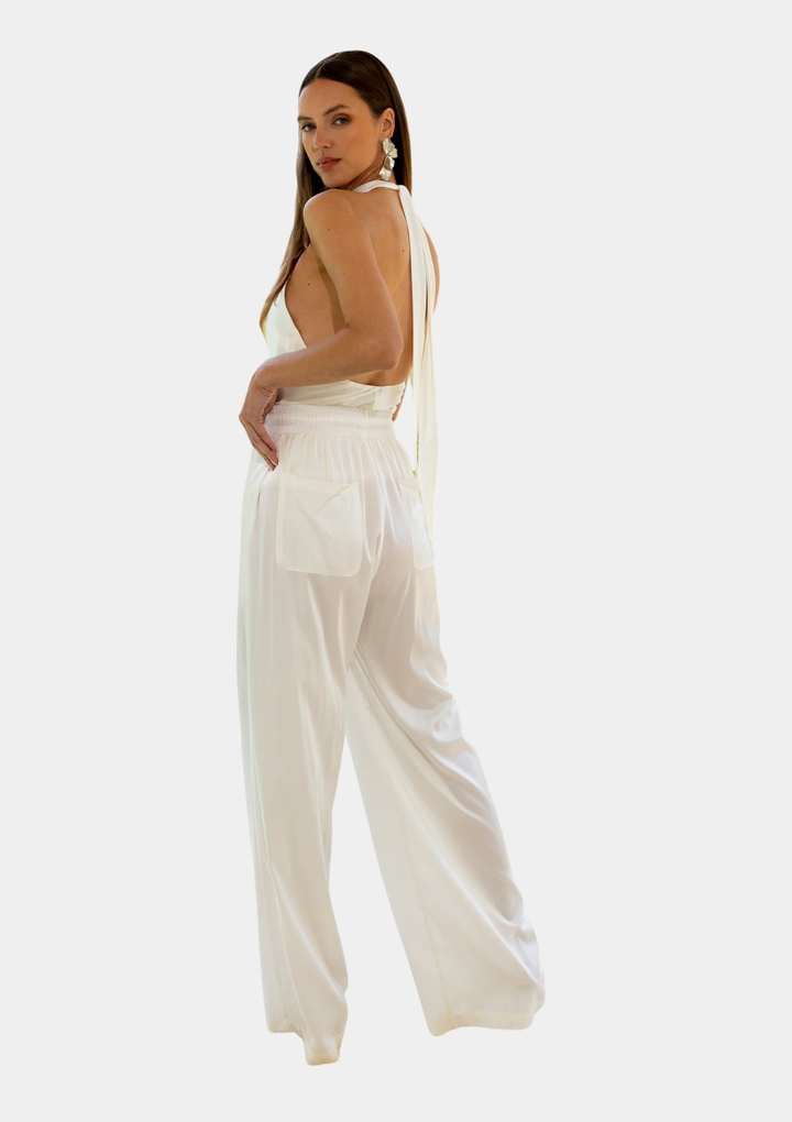 Somedays Drawstring Pants - White