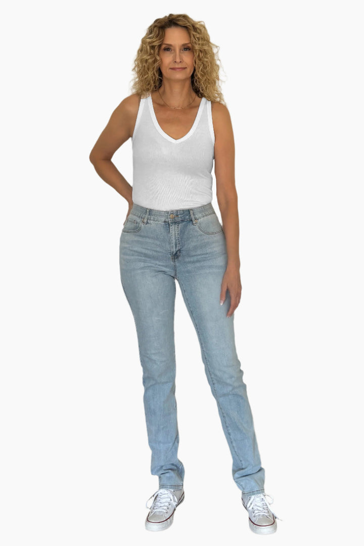 Sophia Curvy Straight Leg Jeans - 36" Inseam