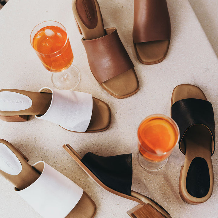 The Spritz Heeled Sandal - Panna Cotta