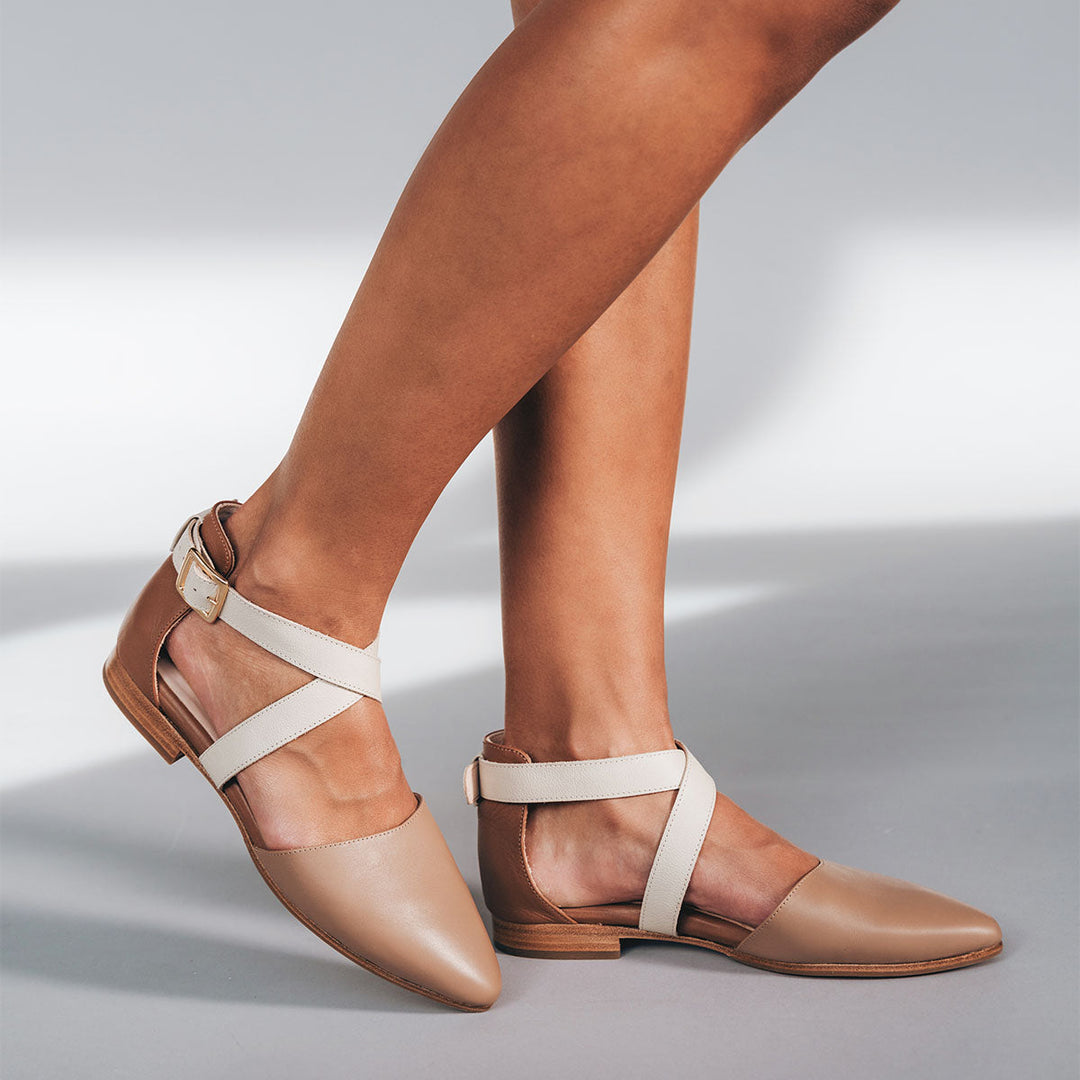 The Strappy Sandal Tri-Color