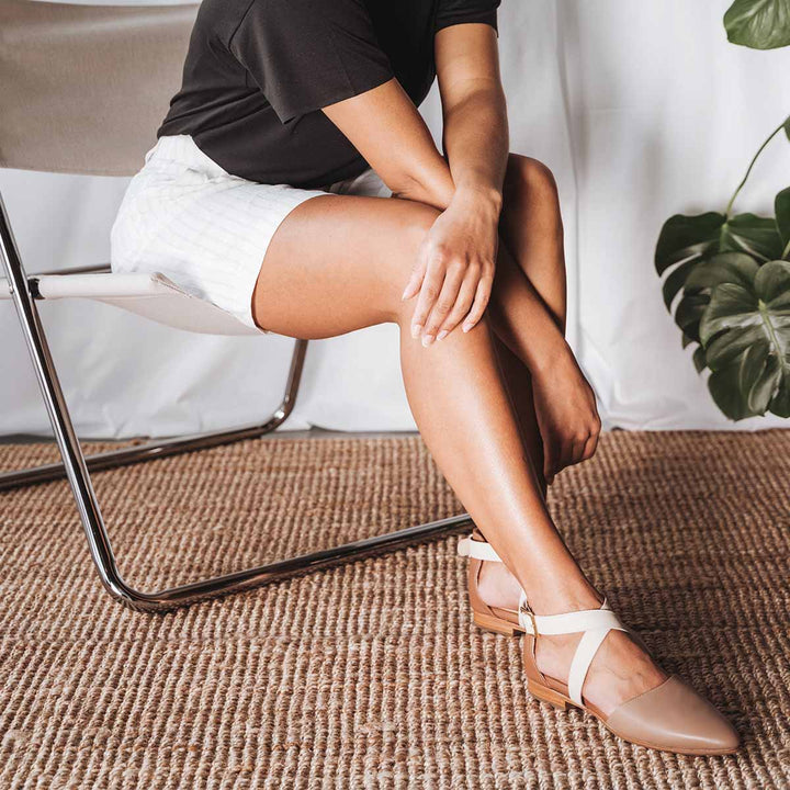 The Strappy Sandal Tri-Color