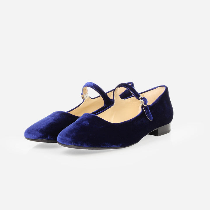 The Studio Mary Jane - Blue Velvet