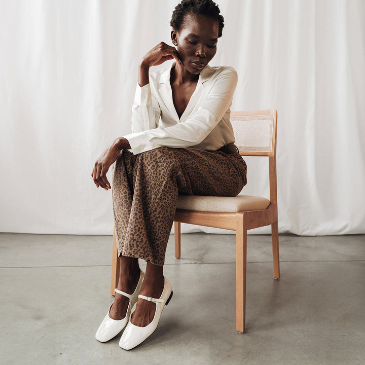 The Studio Mary Jane - White Patent