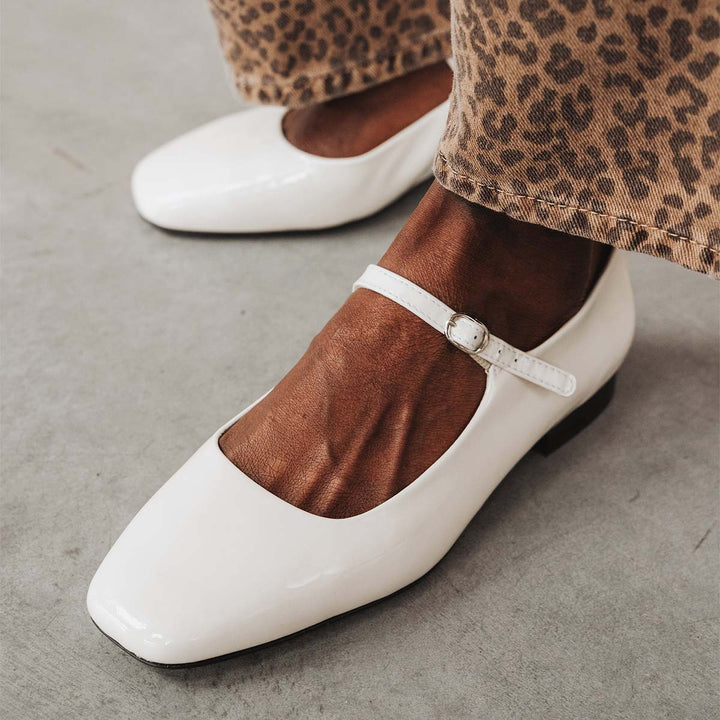 The Studio Mary Jane - White Patent