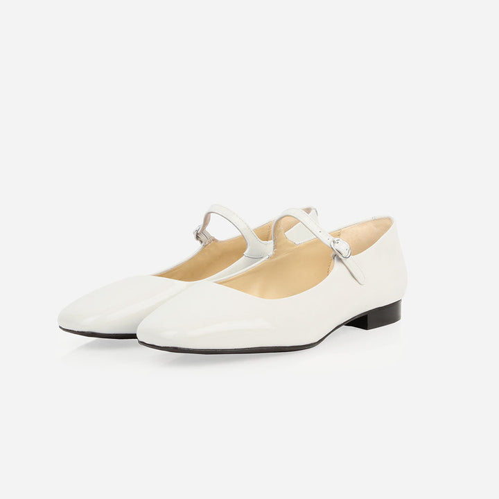 The Studio Mary Jane - White Patent