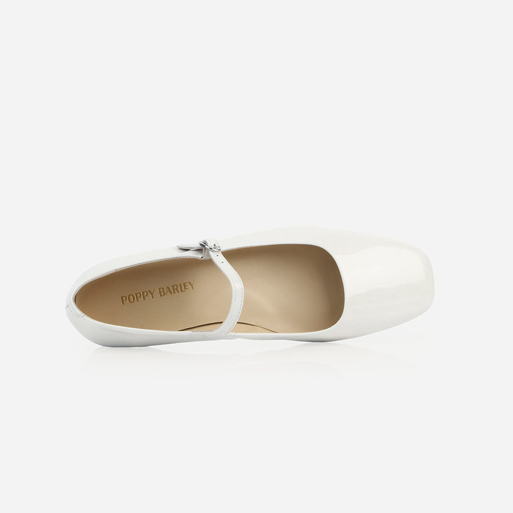 The Studio Mary Jane - White Patent