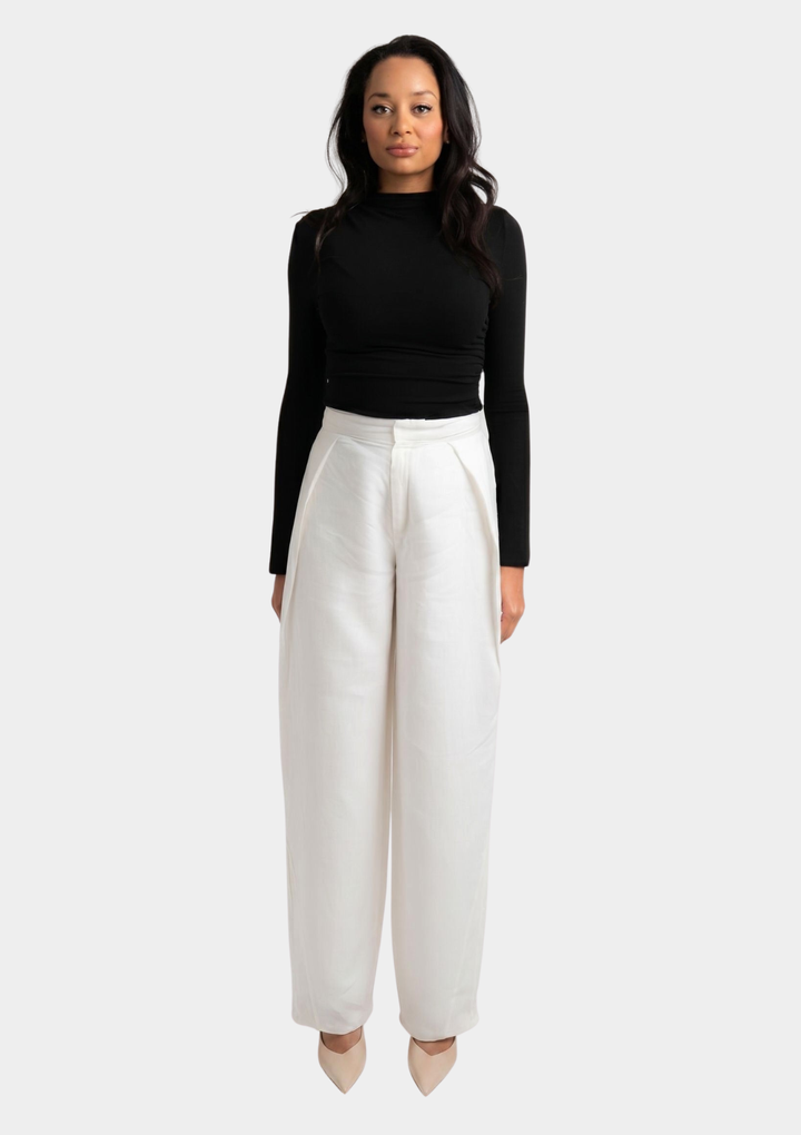Barrel Linen Pants Hampton