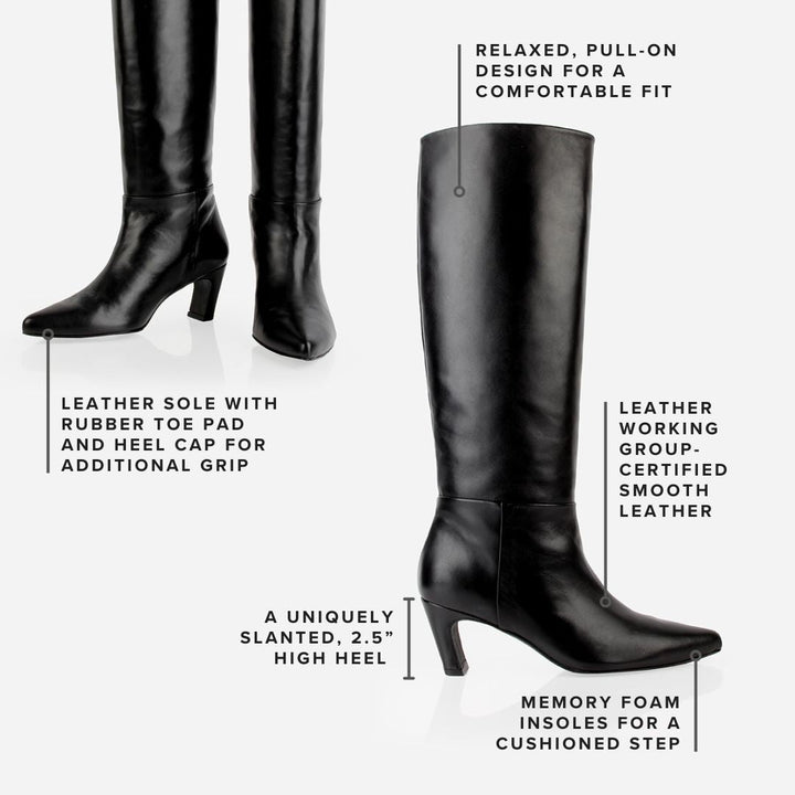 The Toujours Tall Boot - Black