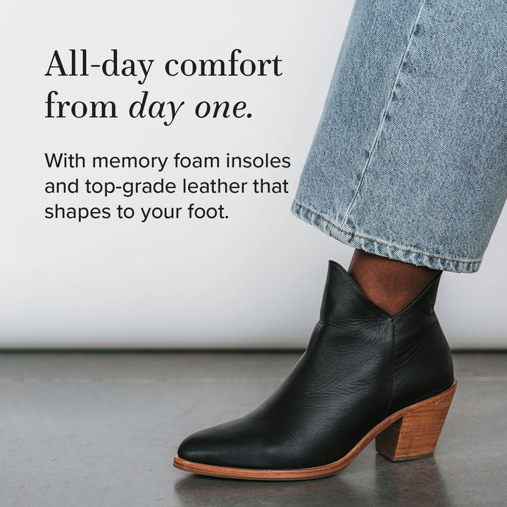The Two Point Five Ankle Boot - Black Water Resistant