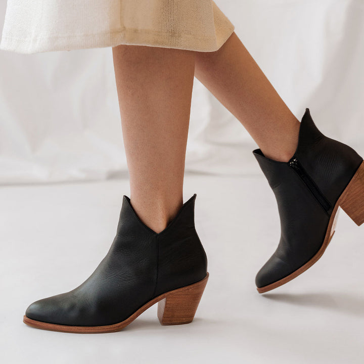 The Two Point Five Ankle Boot - Black Water Resistant