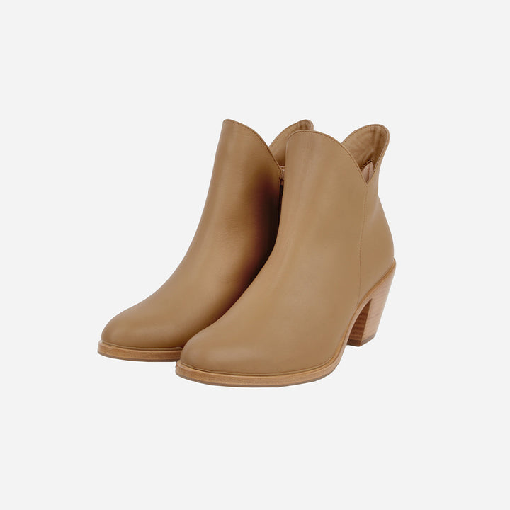 The Two Point Five Ankle Boot - Latte