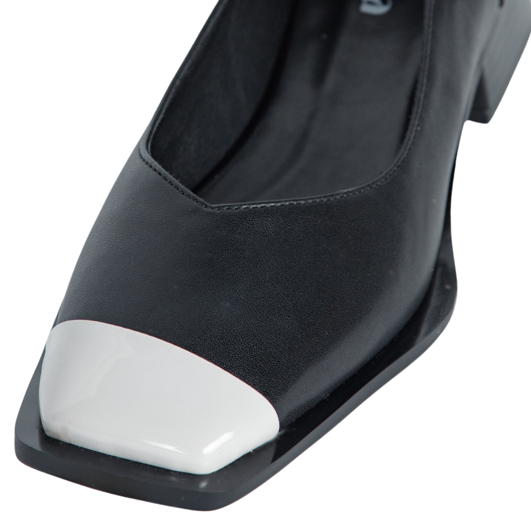 Penelope Mary Jane Flats - Black