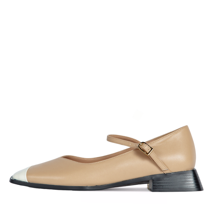 Penelope Mary Jane Flats - Nude