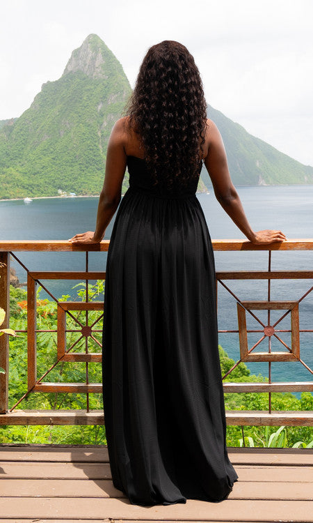 Venice Wide Leg Jumpsuit - Black – Tall Size