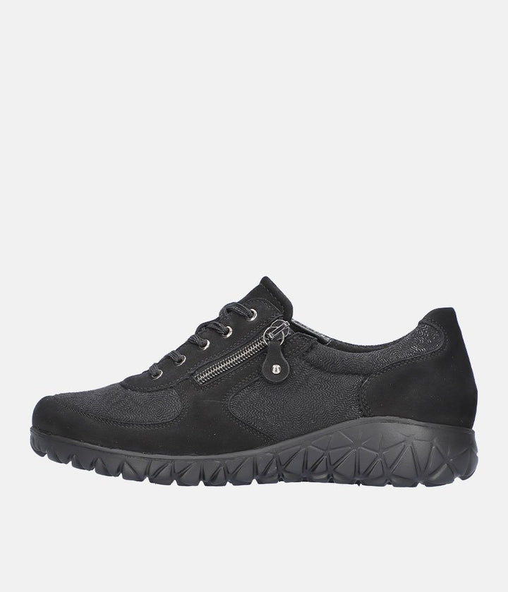 Waldlaufer Stylish Sporty Combi Trainers - Navy