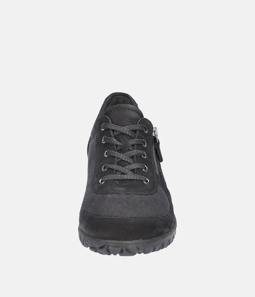 Waldlaufer Stylish Sporty Combi Trainers - Navy