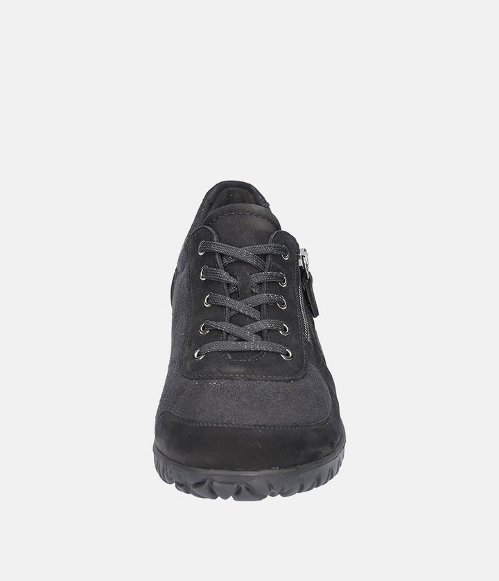 Waldlaufer Stylish Sporty Combi Trainers - Navy