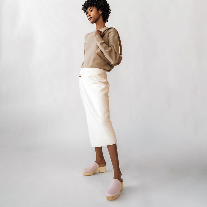 The West Coast Clog - Chalk Pink