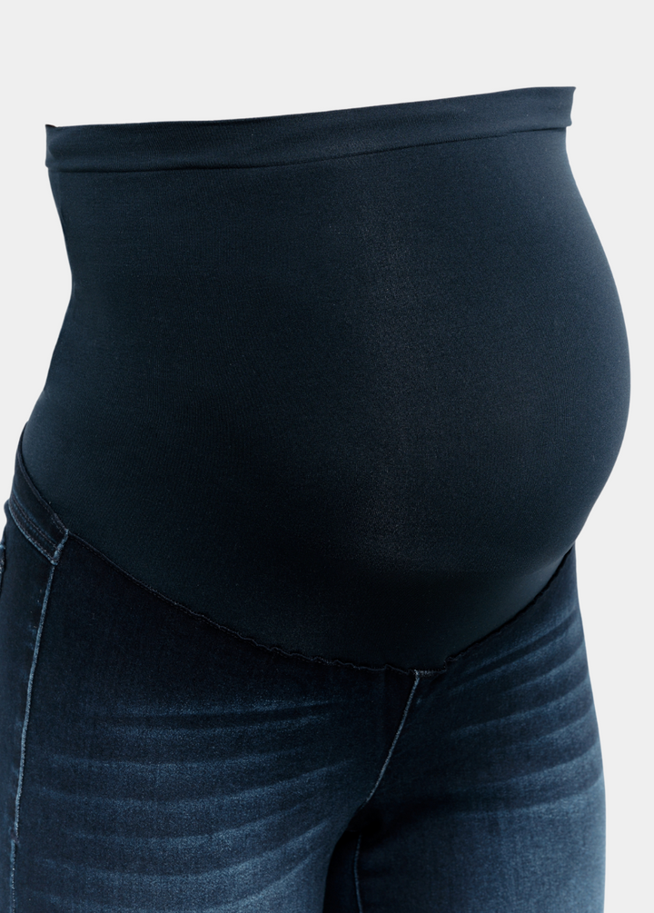 Maternity 33" Better Butter Slim Boot Jeans - Yanique