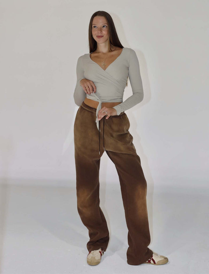 Apres Sport Sweatpants - Vintage Borwn