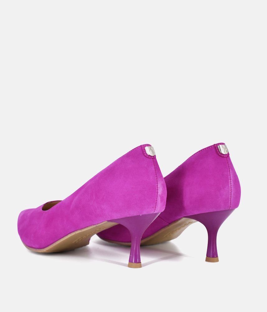 Bioeco Fuchsia Pink Suede Stiletto Heels