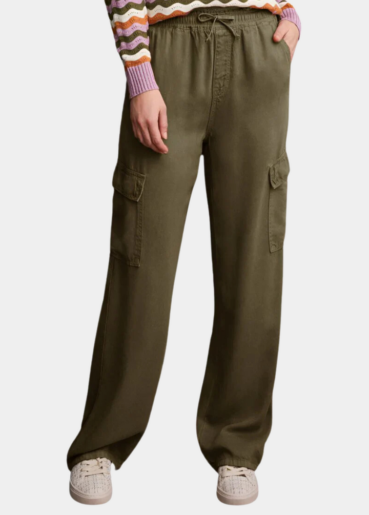 Tall Wide Leg Military Cargo Pants