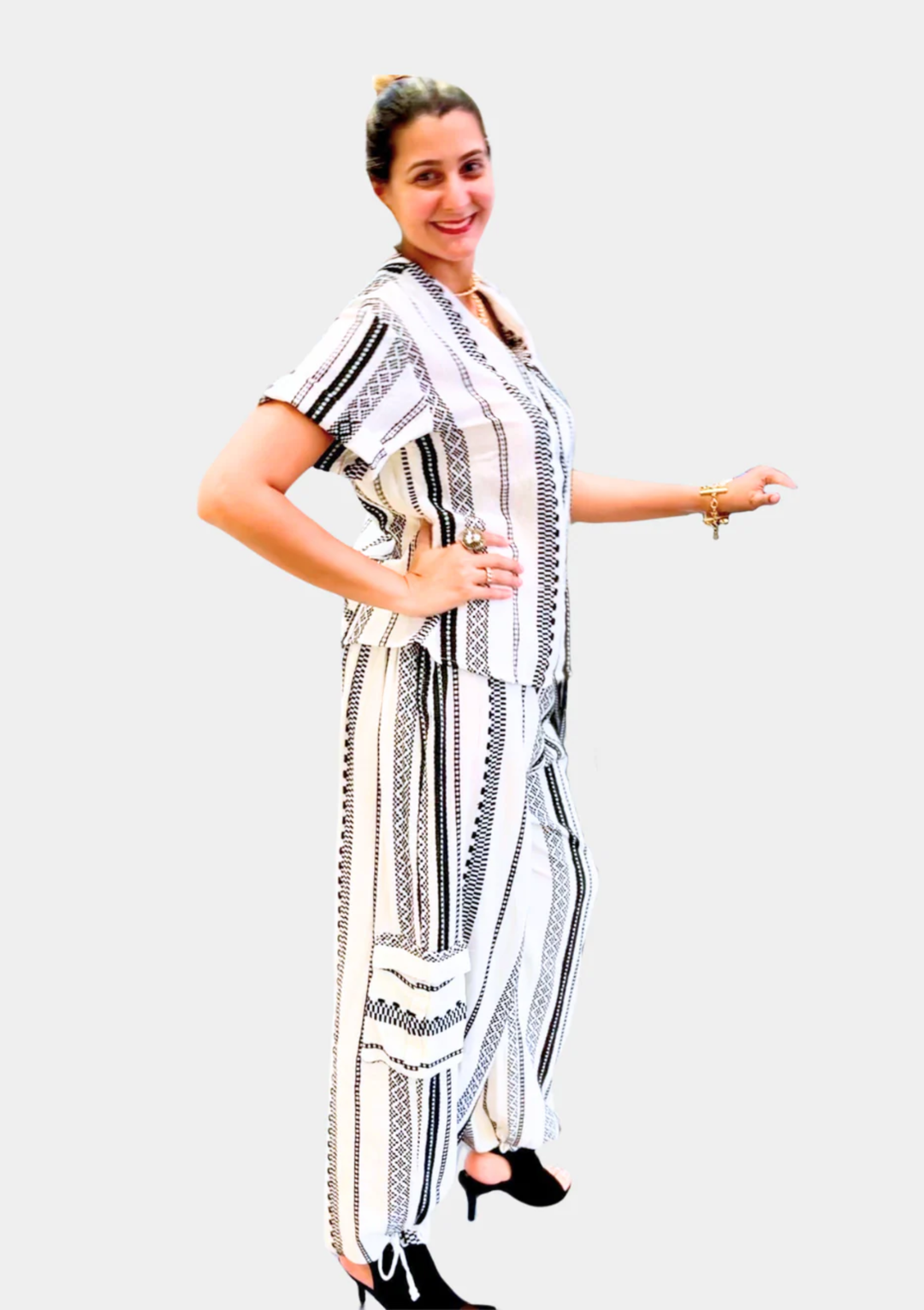 Tall Women's Harem Cargo Set