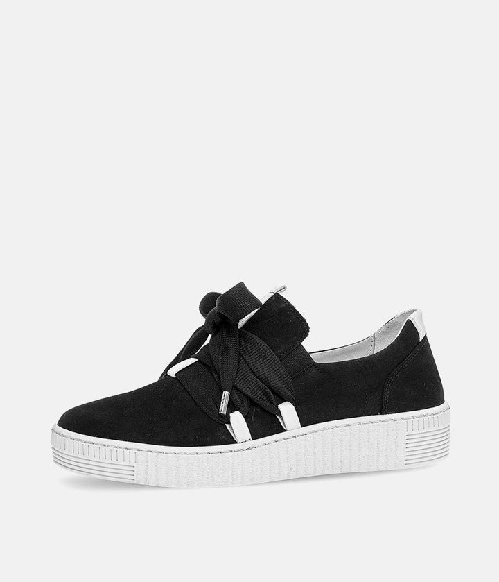Gabor Stylish Monochrome Slip On Trainers