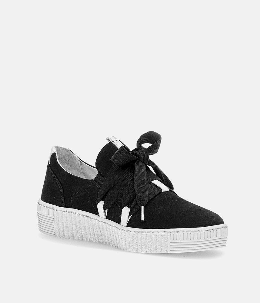 Gabor Stylish Monochrome Slip On Trainers