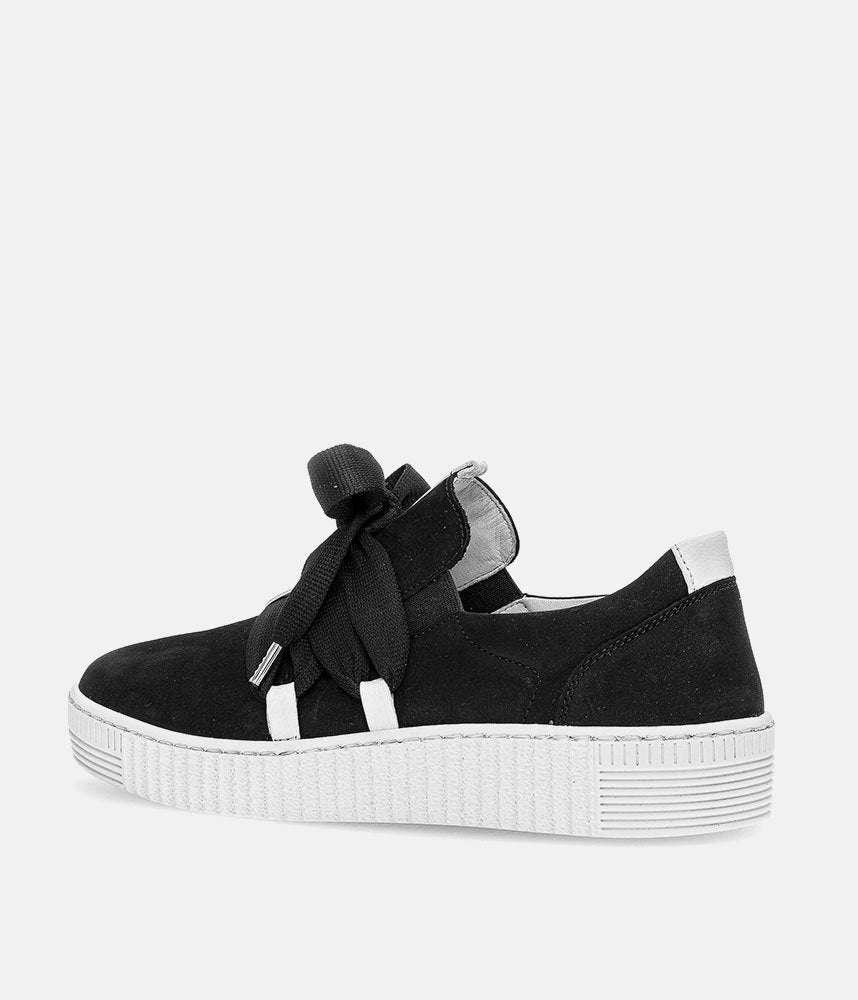 Gabor Stylish Monochrome Slip On Trainers