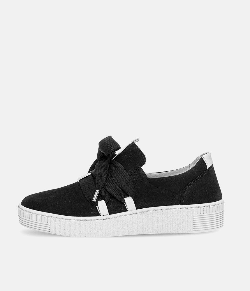 Gabor Stylish Monochrome Slip On Trainers