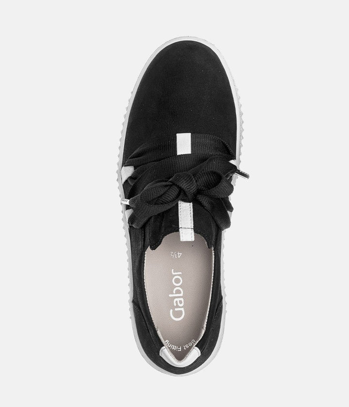 Gabor Stylish Monochrome Slip On Trainers