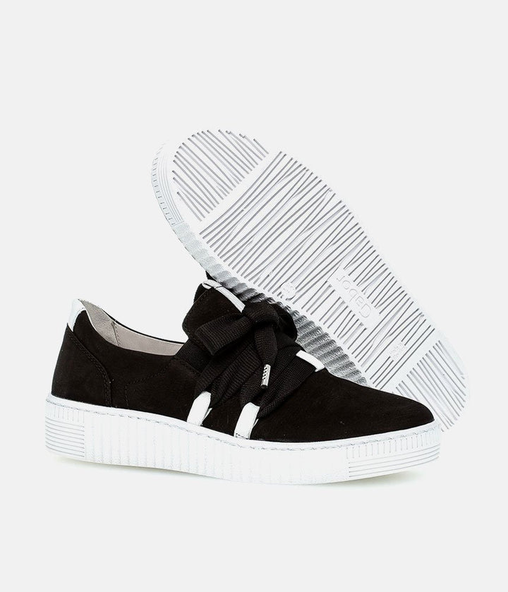 Gabor Stylish Monochrome Slip On Trainers