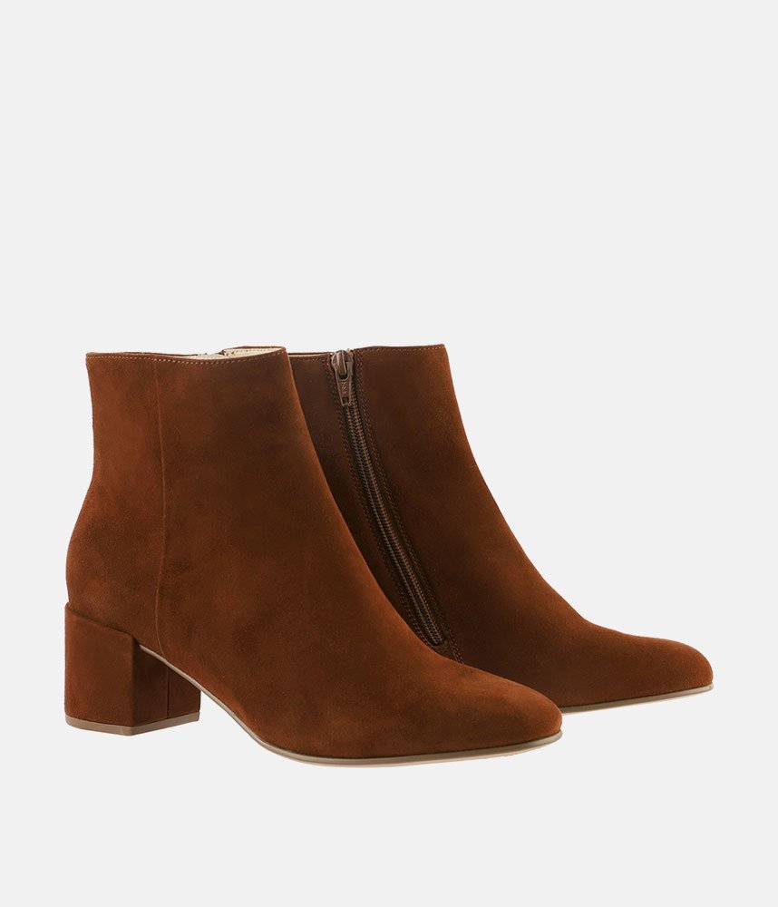 Hogl Plush Luxurious Ankle Boots - Nut Brown