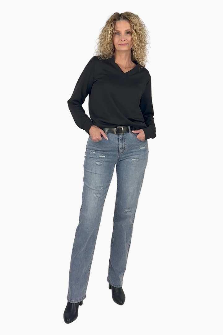 Audrey Reconstructed Tall Girlfriend Jeans