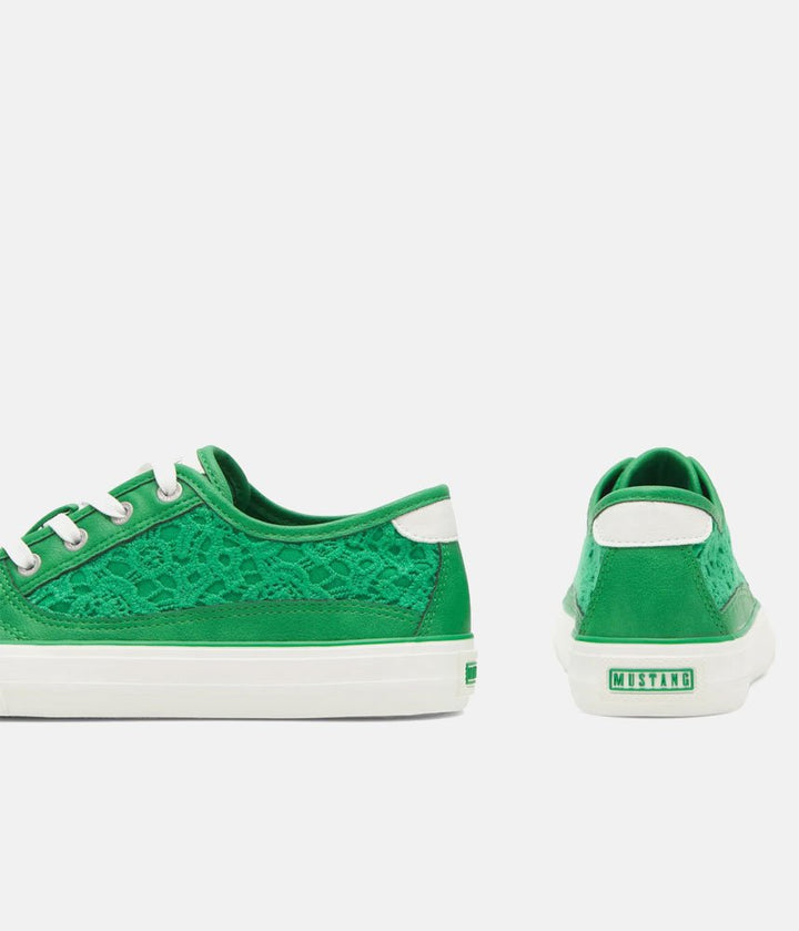 Mustang Fashionable Kelly Green Lace Sneaker